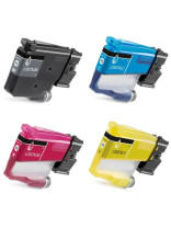 Multipack Drucker-Patronen kompatibel Brother (LC-527 XL VAL) BK+C+M+Y, Brother MFC-J 4350DW/4550DW/6760DW/6960DW/6975DW/6977DW