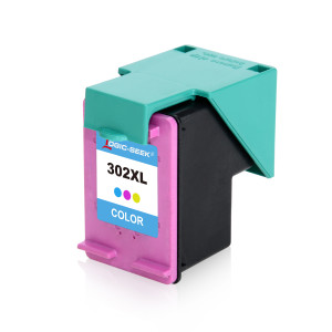 Drucker-Patrone rebuilt HP (Nr.302XL/F6U67AE) Color HP DeskJet 1110, 2130, 3630, Envy 4520 E ALL IN ONE, 4522 E ALL IN ONE, 4524 E ALL IN ONE, OfficeJet 3830, 3834, 3835, 4650, 4654