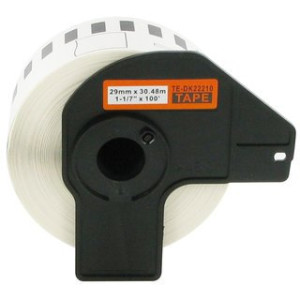 Universal-Etiketten Brother (DK-22210), 29mm x 30,48m, 1 Rolle - 30,48 Meter, weiss, permanent