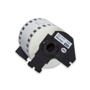 Universal-Etiketten Brother (DK-44205), 62mm x 30,48m, 1 Rolle - 30,48 Meter, weiss, ablösbar