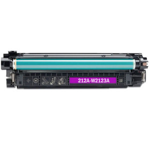 Toner-Patrone rebuilt (Mit neuestem CHIP) HP (W2123A / 212A) magenta rot, Color LaserJet Enterprise MFP M554 DN, M555 DN/X , M578 DN/F