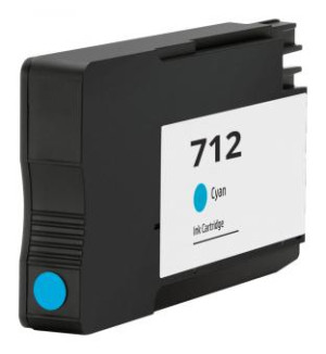 Drucker-Patrone rebuilt HP (712) Cyan HP DesignJet T-200/210/230/250/630/650