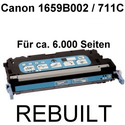 Toner-Patrone rebuilt Canon (1659B002/711C) Cyan I Sensys LBP 5300/LBP 5300 Series/LBP 5360/LBP 5400/MF 8450/MF 9100 Series/MF 9130/MF 9170/MF 9200 Series/MF 9220 CDN/MF 9280 CDN/Lasershot LBP 5300/Lasershot LBP 5360/Lasershot LBP 5400/LBP 5300/LBP 530