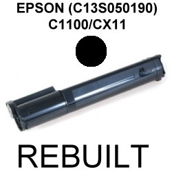 Toner-Patrone rebuilt Epson (C13S050190) Black Aculaser C1100/C1100N/C-1100/C-1100N/CX11N/CX11NF/CX11NFC/CX-11N/CX-11NF/CX-11NFC