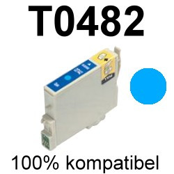 Drucker-Patrone kompatibel Epson (T048240/T0482) Cyan Epson Stylus Photo R200/R210/R220/R300/R310/R320/R340, RX300/RX500/RX600/RX620/RX640