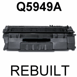Toner-Patrone rebuilt HP (Q5949A/49A) Black LaserJet-1160/1320/1320N/1320NW/1320TN/3390/3392, Canon LBP-3300/3360