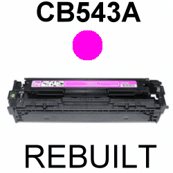 Toner-Patrone rebuilt HP (CB543A/125A) Magenta ColorLaserJet CM1312/CM1512, CP1210/CP1213/CP1214/CP1214N/CP1215/CP1216/CP1217/CP1510Series/CP1513/CP1513N/CP1514N/CP1515N/CP1516N/CP1517N/CP1518NI/CP1519N/CP1519NICM-1312/1512