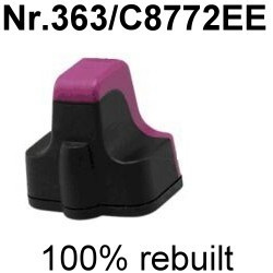 Drucker-Patrone rebuilt HP (Nr.363 XL/C8772EE) Magenta mit Chip HP Photosmart-3100/3108/3110/3210/3310/8250/C5100/C5140/C5150/C5170/C5175/C5180/C5185/C5190/C5194/C6100/C6150/C6160/C6170/C6175/C6180/C6185/C6190/C6200/C6240/C6250/C6270/C6280/C6285/C7100
