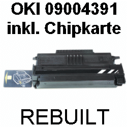 Toner-Patrone rebuilt Oki (09004391) B-2500/2520/2540,B2500/B2520/B2540,OkiOffice-2510/2530