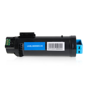 Toner-Patrone rebuilt Dell (593-BBSD) Cyan Dell H 825, H 625 cdw, H 820 Series, H 825 cdw, S 2825 cdn