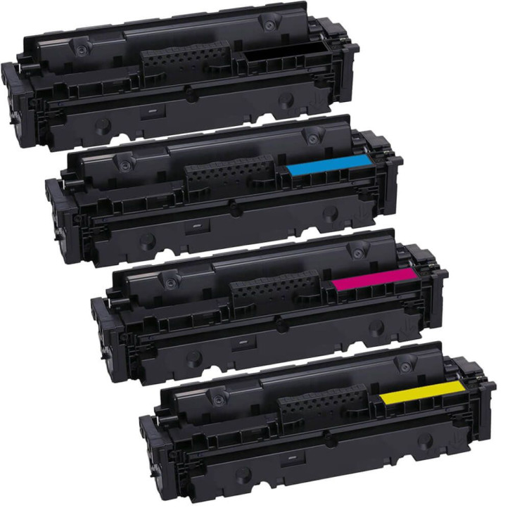 Set Toner-Patronen (mit Chip) kompatibel Canon (CRG-055H) BK/C/M/Y, I-Sensys MF-740/741/742/743/744/745/746, LBP-660/662/663/664