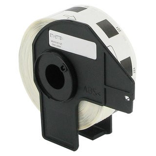 kompatible Quadratische-Etiketten Brother (DK-11221), 23mm x 23mm, 1000 Etiketten/Rolle, weiss, permanent