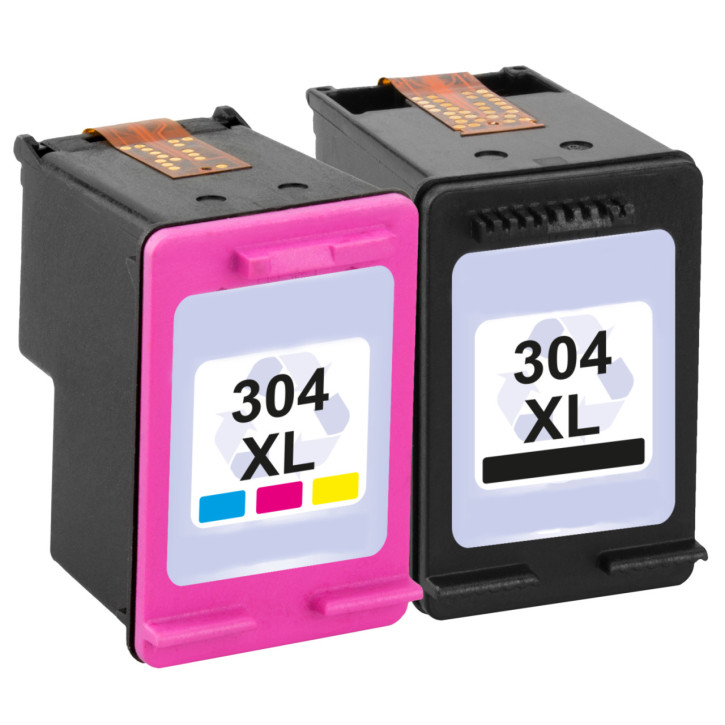 Multipack Drucker-Patrone HP (Nr.304XL) black + color