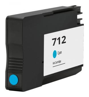 Drucker-Patrone rebuilt HP (712) Cyan HP DesignJet T-200/210/230/250/630/650