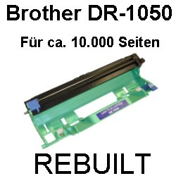 Trommel-Patrone rebuilt Brother (DR-1050), DCP 1510/1512/1512 A/1601/1610 W/1612 W/1616 NW/HL 1110/1110 R/1112/1201/1210 W/1211 W/1212 W/MFC 1810/1815/1910 W/1911 NW