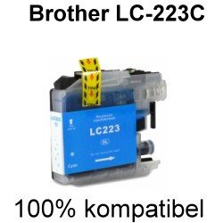 Drucker-Patrone kompatibel Brother (LC-223C) Cyan MFC-J 4420 DW, MFC-J 4425 DW, MFC-J 4620 DW, MFC-J 4625 DW, MFC-J 5320 DW, MFC-J 5600 Series, MFC-J 5620 DW, MFC-J 5625 DW, MFC-J 5720 DW,