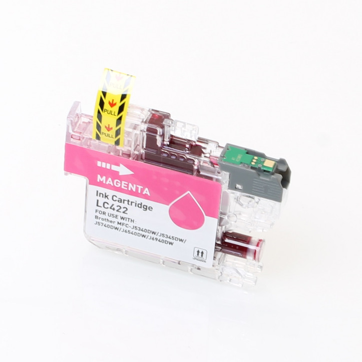 Drucker-Patrone kompatibel Brother (LC-422 M) Magenta, Brother MFC-J 5340DW, 5345DW, 5740DW, 6540DW, 6590DW, 6940DW