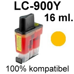 Drucker-Patrone kompatibel Brother (LC-900Y) Yellow DCP-110/115C/116C/117C/120C/310CN/315CN/340CW, MFC-210C/215C/3240C/3340CN/410CN/420CN/425CN/5440CN/5840CN/610CLN/610CLWN/610CN/615CL/620/620CLN/620CN/640CW/820CW/830CLN/830CLWN, Fax-1835C/1840C/1940CN