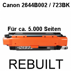 Toner-Patrone rebuilt Canon (723BK/2644B002) Black, I Sensys LBP 7750 cdn
