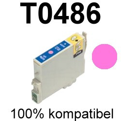 Drucker-Patrone kompatibel Epson (T048640/T0486) Magenta-Light Epson Stylus Photo R200/R210/R220/R300/R310/R320/R340, RX300/RX500/RX600/RX620/RX640