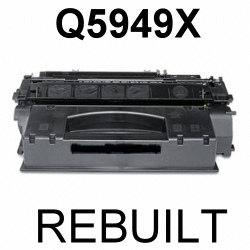 Toner-Patrone rebuilt HP (Q5949X/49X) Black LaserJet-1320/1320N/1320NW/1320TN/3390/3392, Canon LBP-3300/3360