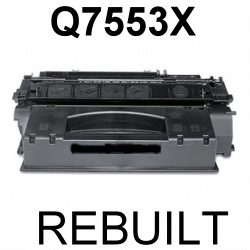 Toner-Patrone rebuilt HP (Q7553X/53X) Black LaserJet P2012/P2012N/P2013/P2013N/P2014/P2014N/P2015/P2015D/P2015DN/P2015N/P2015X, M-2727NF MFP/M-2727NFS MFP