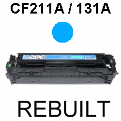 Toner-Patrone rebuilt HP (CF211A/131A) Cyan LaserJet PRO 200 color M-251N/251NW, M-276N/276NW