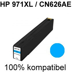 Drucker-Patrone rebuilt HP (CN626AE/NO.971XL) Cyan HP OfficeJet Pro-X 450 Series, HP OfficeJet Pro X 451dn, HP Officejet Pro X 451dw, Hp OfficeJet Pro X 470 Series, HP OfficeJet Pro X 476dn, HP OfficeJet Pro X 476dw, Hp OfficeJet Pro X 551dw, HP OfficeJet