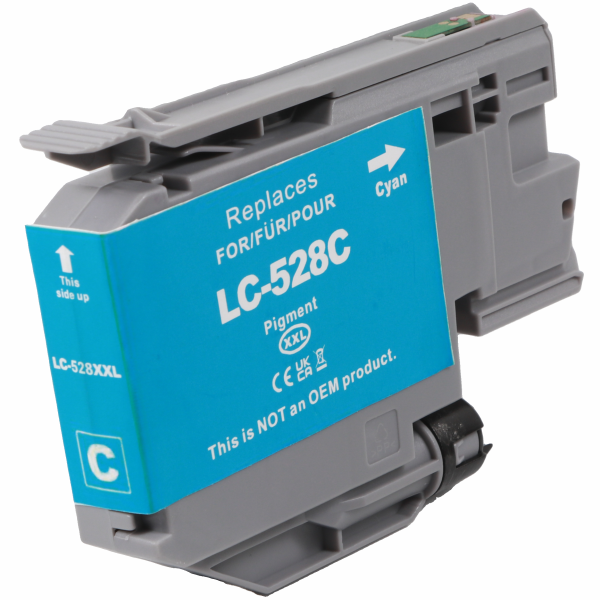 Drucker-Patrone kompatibel Brother (LC-528 C) Cyan, Brother MFC-J 6760DW/6960DW/6975DW/6977DW