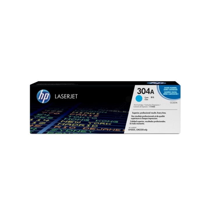Original HP Toner CC531A Cyan (Sonderaktion umverpackt)