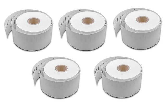 5x XL Versand-Etiketten Dymo S0904980, 104x159mm, 220 Etiketten/Rolle, weiss, permanent