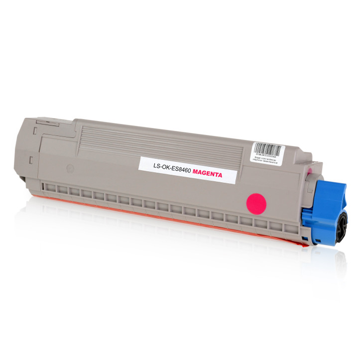 Toner-Patrone rebuilt Oki (44059230) Magenta, OKI ES 8460  OKI ES 8460 Cdtn, ES 8460 CDX, ES 8460 Cdxn, ES 8460 DN, ES 8460 N