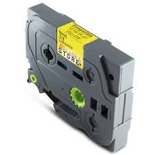 Brother P-Touch, schwarz auf gelb, 9mm x 8m, laminiert, TZe-621, (TZ621)